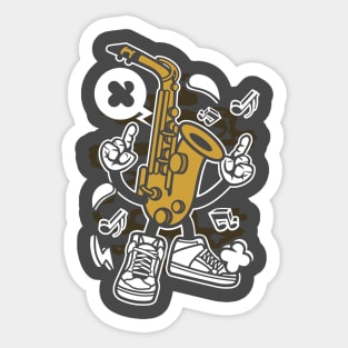 The saxophone player Sticker